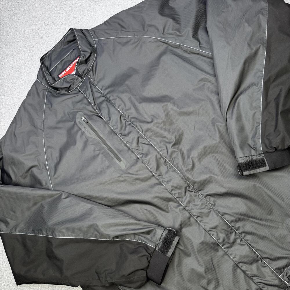 Sun Mountain Jacket Mens XL Black Golf Rain Lightweight Windbreaker Outerwear